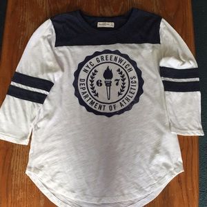 3 quarter sleeved shirt